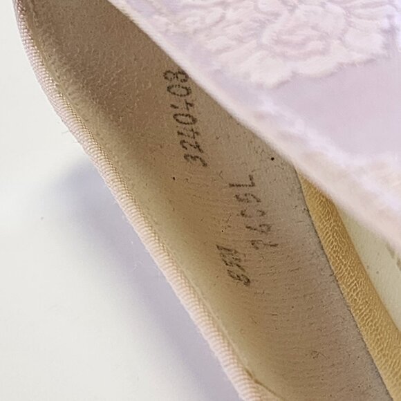 Vintage Coloriffics 8.5D Pink Lace Pump Heels Matching Clutch Purse Wedding - Picture 8 of 14